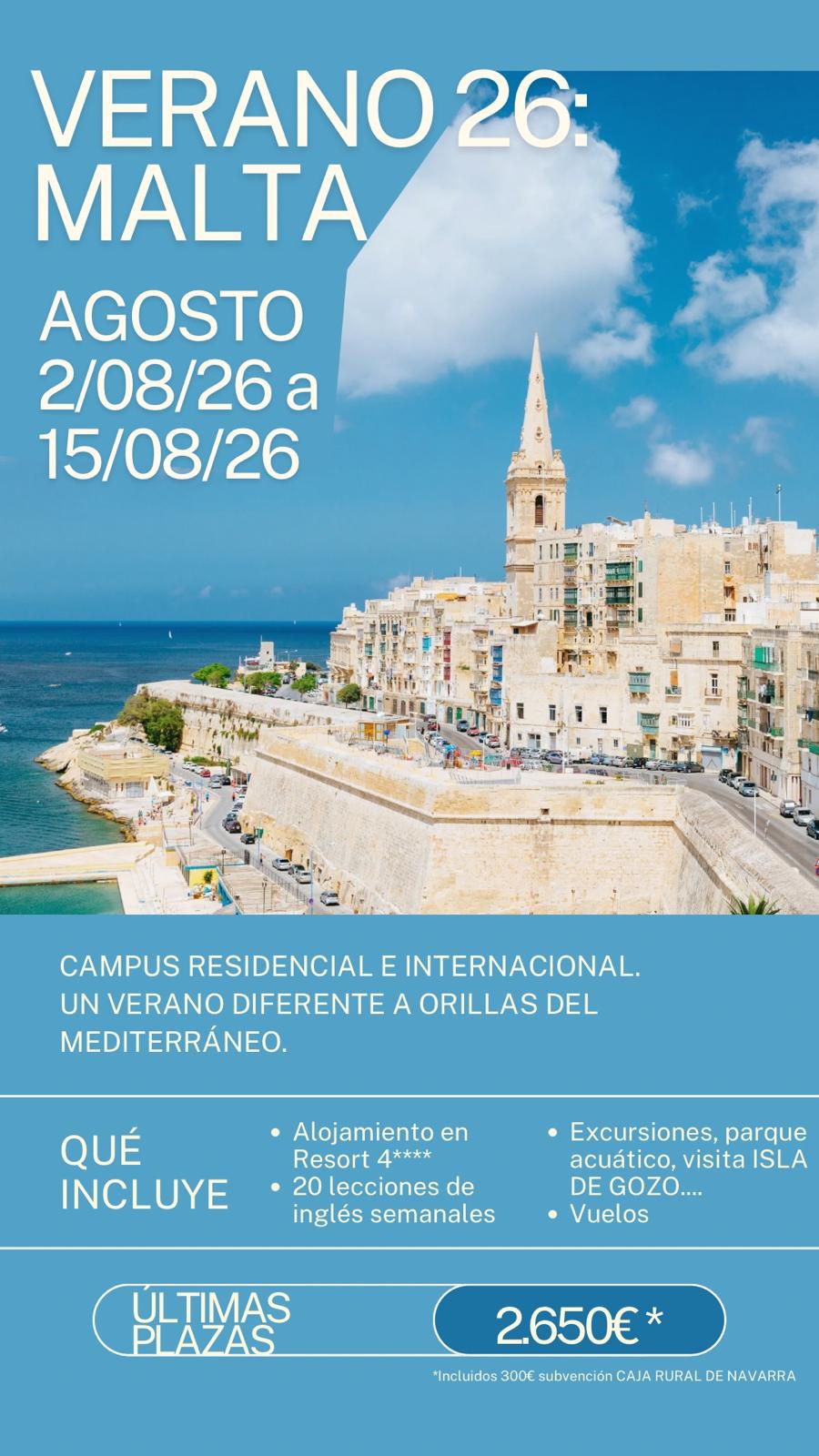Verano 26 – Malta